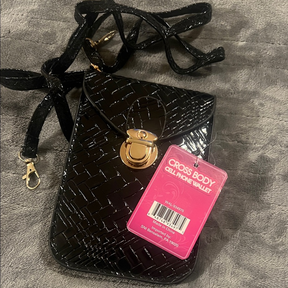 Black Crossbody Phone Case